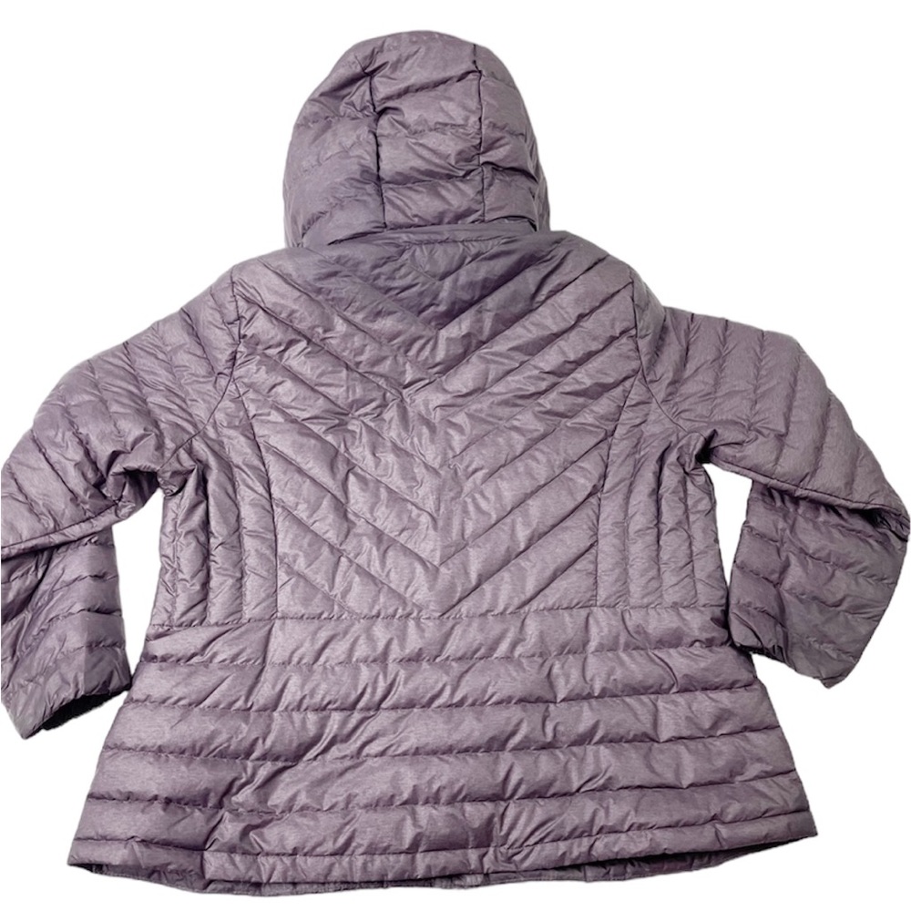 Purple Hooded Puffer Jacket - Picture 7 of 7